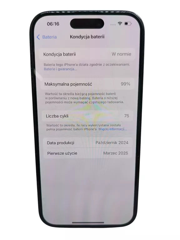 TELEFON IPHONE 15 128GB CZARNY 99% BATERIA