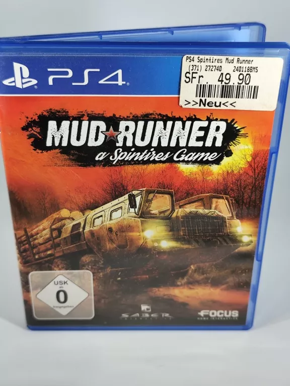 GRA PS4 MUD RUNNER A SPIRINTERES GAME
