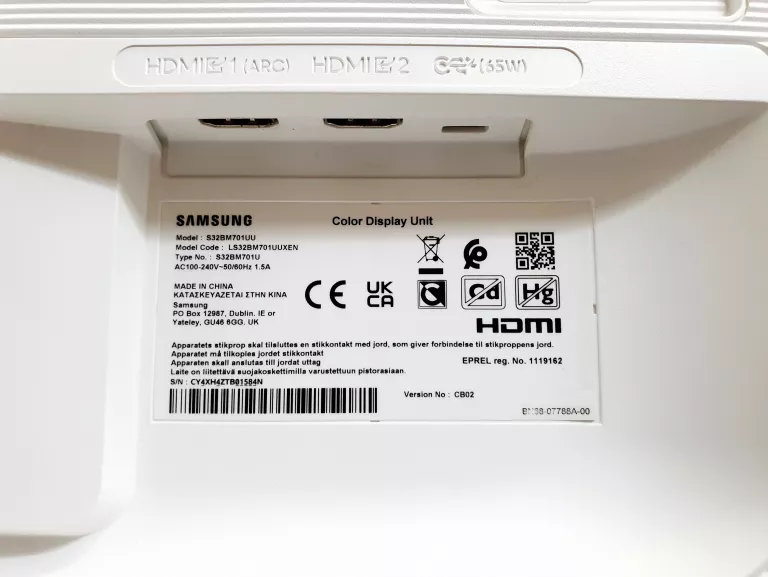 MONITOR SAMSUNG SMART M7 (S32BM700UU) (PILOT/HDMI/ZAS)