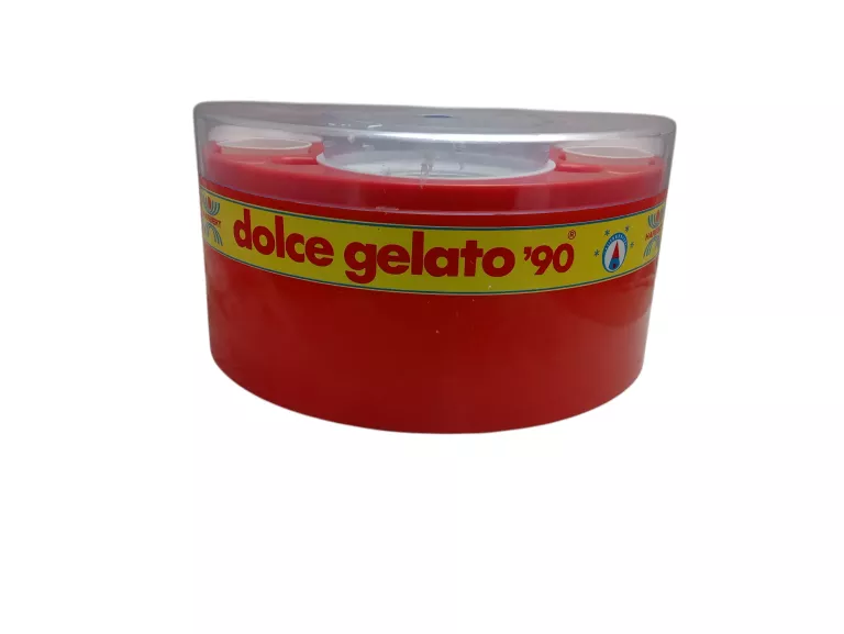 RETRO MASZYNA DO LODÓW HERBERT DOLCE GELATO '90 + KUBKI (BRAK POKRĘTŁA)