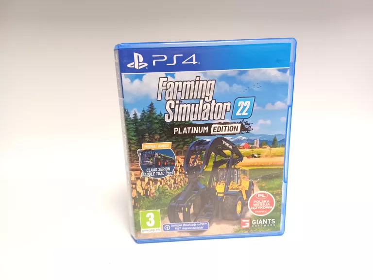 GRA PS4 FARMING SIMULATOR 22 PLATINUM EDITION NAPISY PL