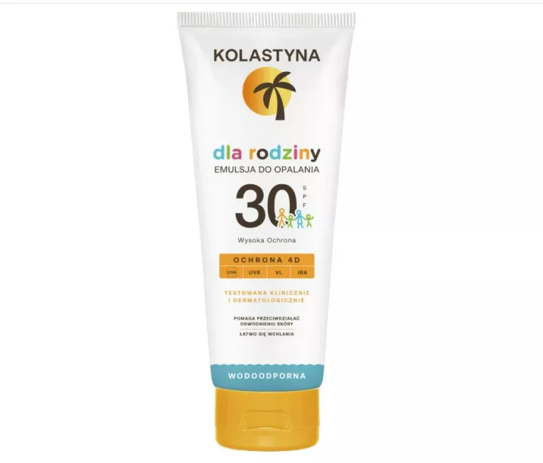 EMULSJA DO OPALANIA KOLASTYNA FAMILY 30 SPF 250 ML WODOODPORNA