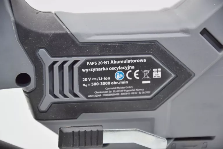 WYRZYNARKA OSCYLACYJNA FAPS 20-N1 KOMPLET