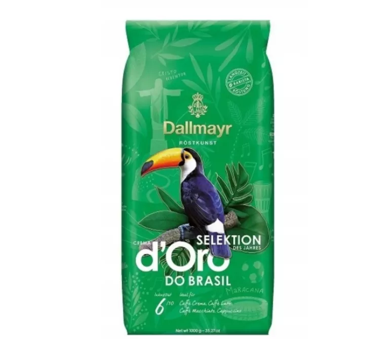 DALLMAYR 1KG CREMA D'ORO DO BRASIL KAWA ZIARNISTA
