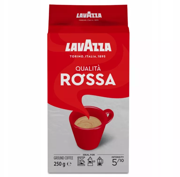 LAVAZZA QUALITA ROSSA KAWA MIELONA ŚREDNIO PALONA 250G