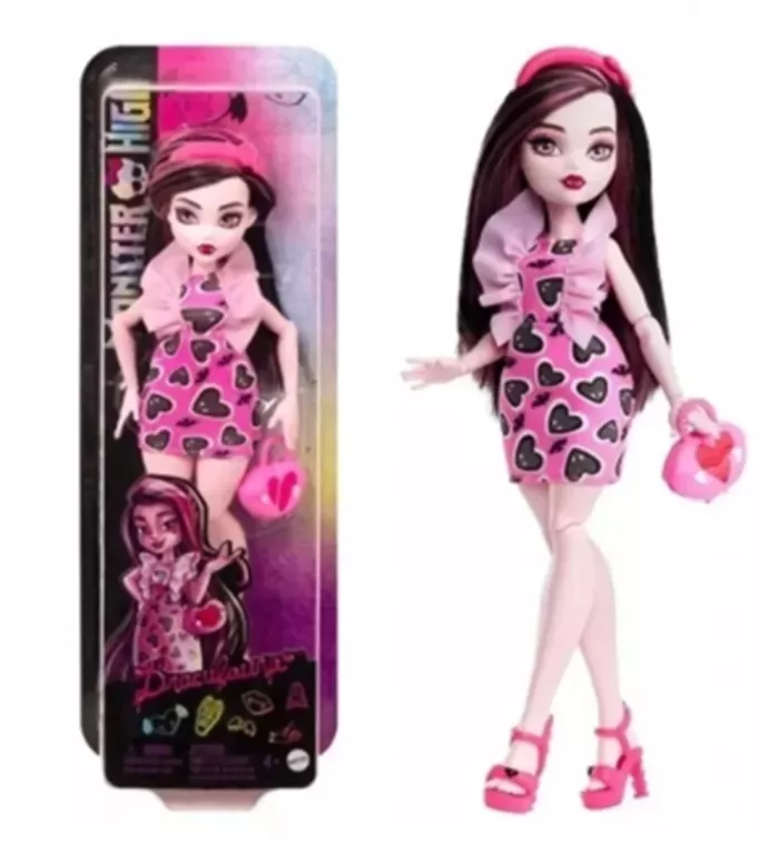 LALKA MONSTER HIGH DRACULAURA MATTEL HKY74 FABRYCZNIE ZAPAKOWANA