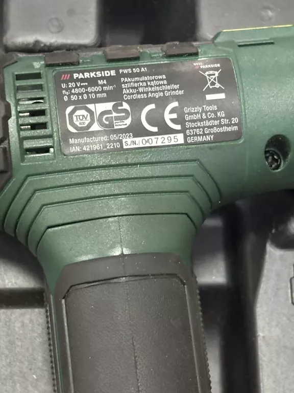 PARKSIDE AKUMULATOROWY ZESTAW MODELARSKI 20 V, PMBSA 20-LI A1