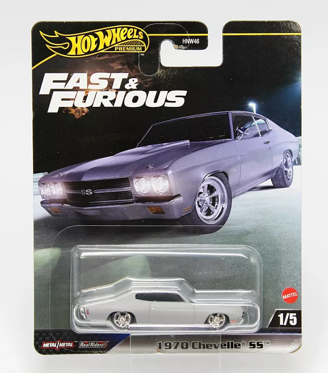 AUTKO HOT WHEELS PREMIUM FAST AND FURIOUS 1970 CHEVELLE SS (HNW46)