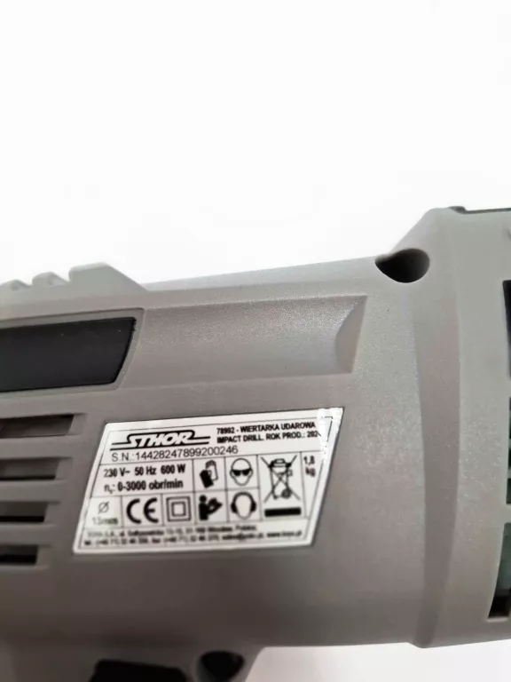 WIERTARKA ELEKTRYCZNA UDAROWA 600W