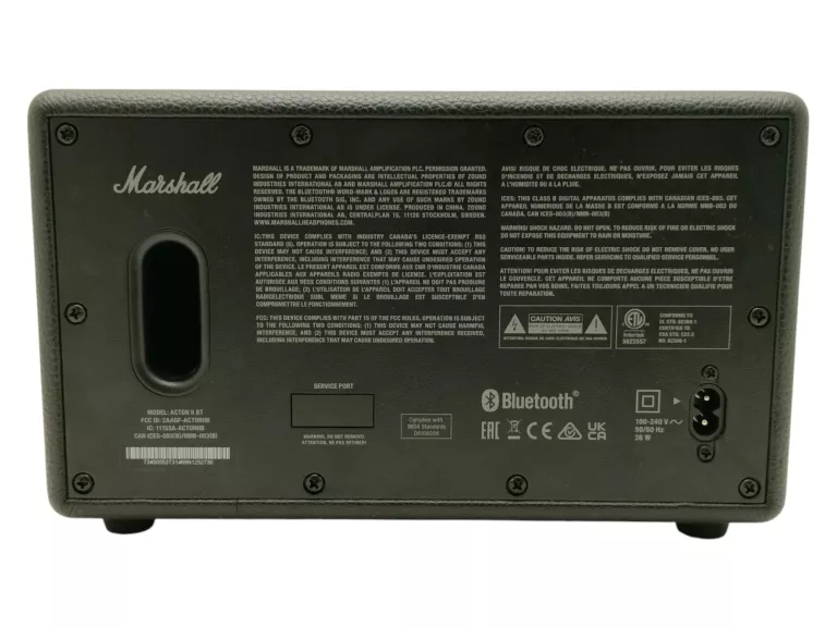 GŁOŚNIK BLUETOOTH MARSHALL ACTON II CZARNY 60 W