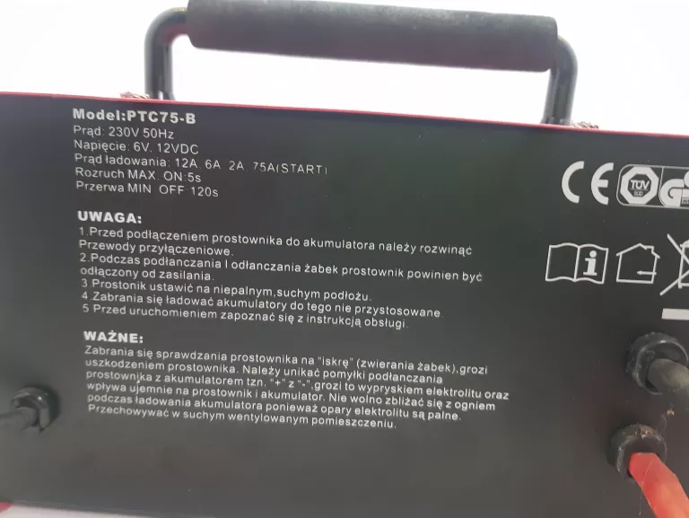PROSTOWNIK SAMOCHODOWY MAR-POL PTC75-B