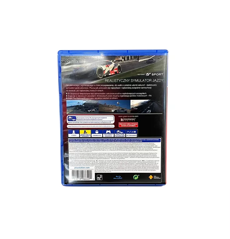 GRA PS4 GRAN TURISMO SPORT