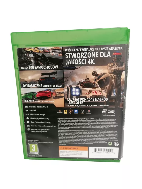 GRA FORZA MOTORSPORT 7 XBOX ONE - PL NAPISY