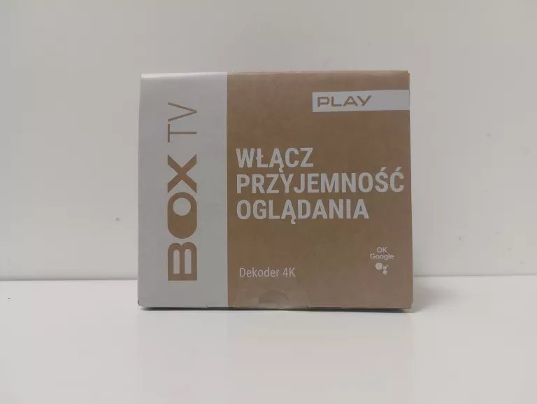 DEKODER PLAY NOW TV BOX 4K KOMPLET IDEAŁ!