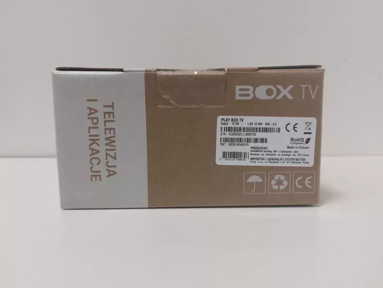 DEKODER PLAY NOW TV BOX 4K KOMPLET IDEAŁ!