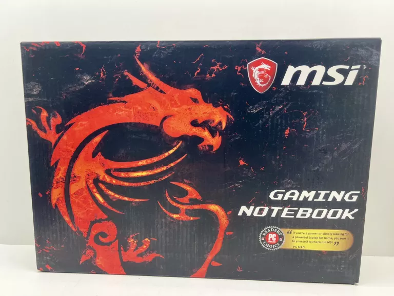 LAPTOP MSI GV62 GTX 1050 4GB W10 PRO 8GB RAM 1TB