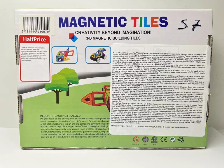 KLOCKI MAGNETYCZNE 3D