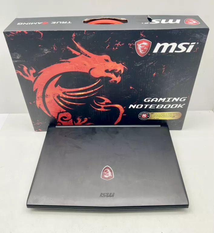 LAPTOP MSI GV62 GTX 1050 4GB W10 PRO 8GB RAM 1TB