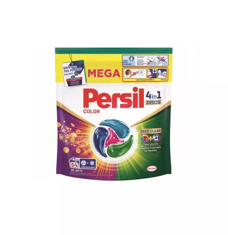 PERSIL DISCS COLOR KAPSUŁKI DO PRANIA KOLOR 54 SZT