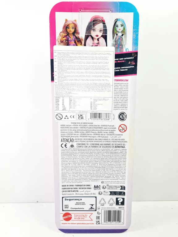 LALKA MONSTER HIGH