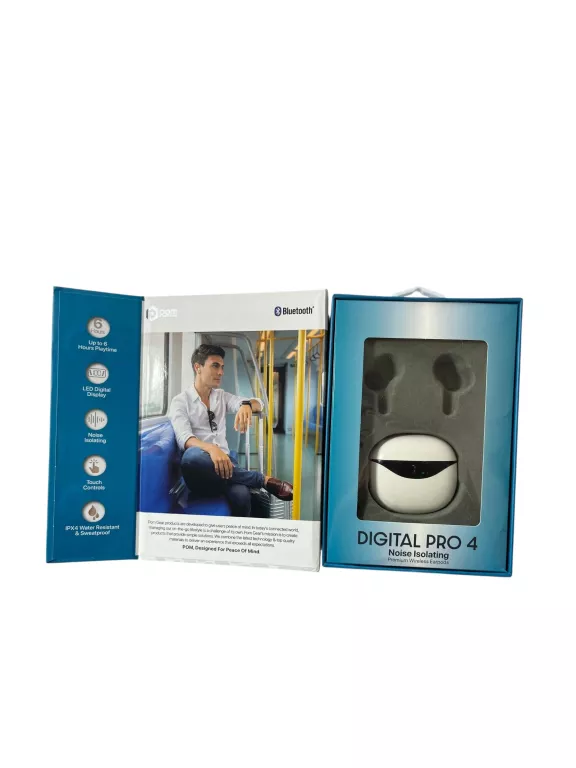 SŁUCHAWKI DIGITAL PRO 4 BIAŁE