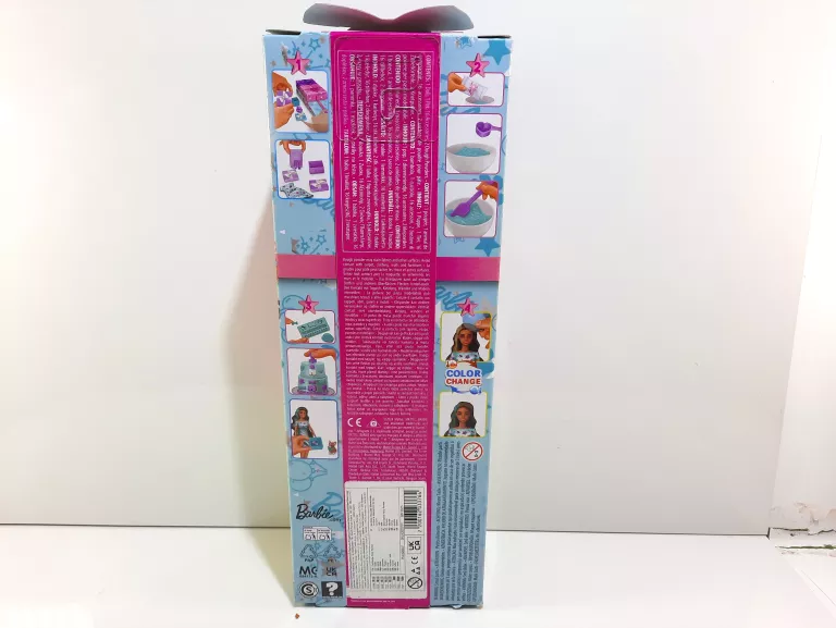 LALKA BARBIE PARTY UNBOXED TURKUSOWA