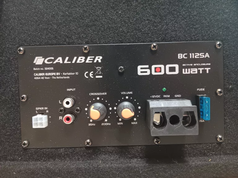 SUBWOOFER SAMOCHODOWY CALIBER BC112SA