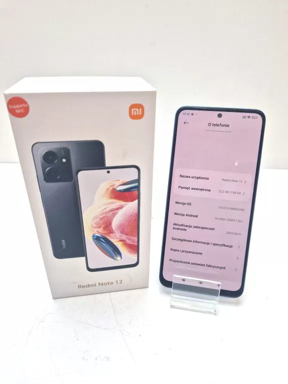 SMARTFON XIAOMI REDMI 12 4 MB / 128 GB 4G (LTE) NIEBIESKI