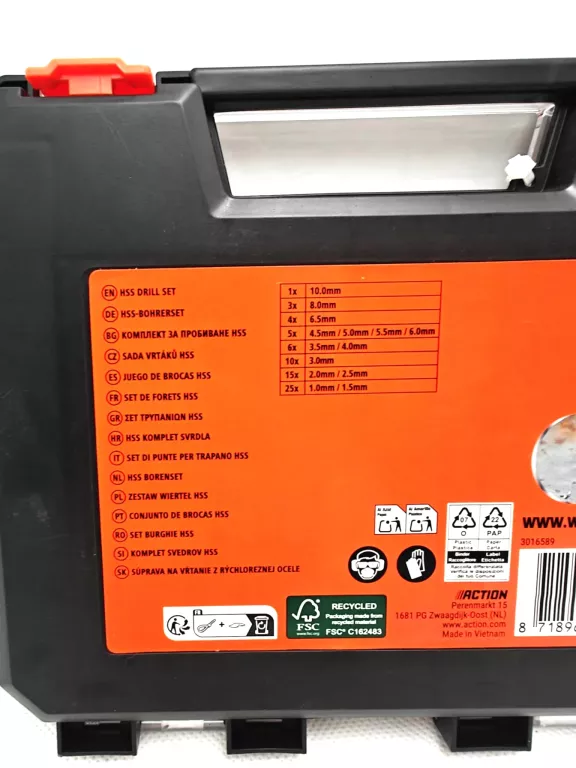 WERCKMANN HSS DRILL SET ZESTAW WIERTEŁ 130SZT