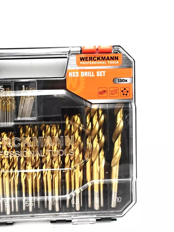 WERCKMANN HSS DRILL SET ZESTAW WIERTEŁ 130SZT