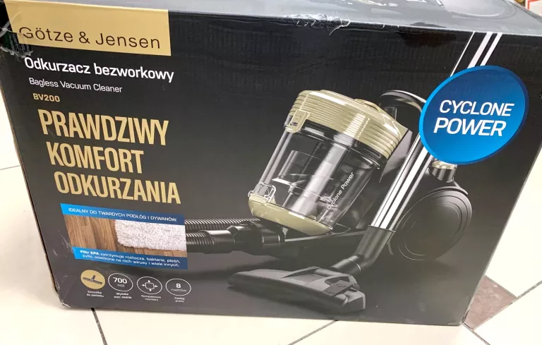ODKURZACZ BEZWORKOWY GÖTZE & JENSEN BV200