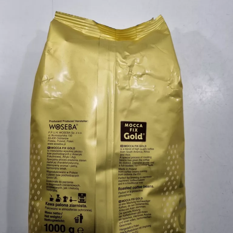 KAWA ZIARNISTA WOSEBA MOCCA FIX GOLD 1 KG