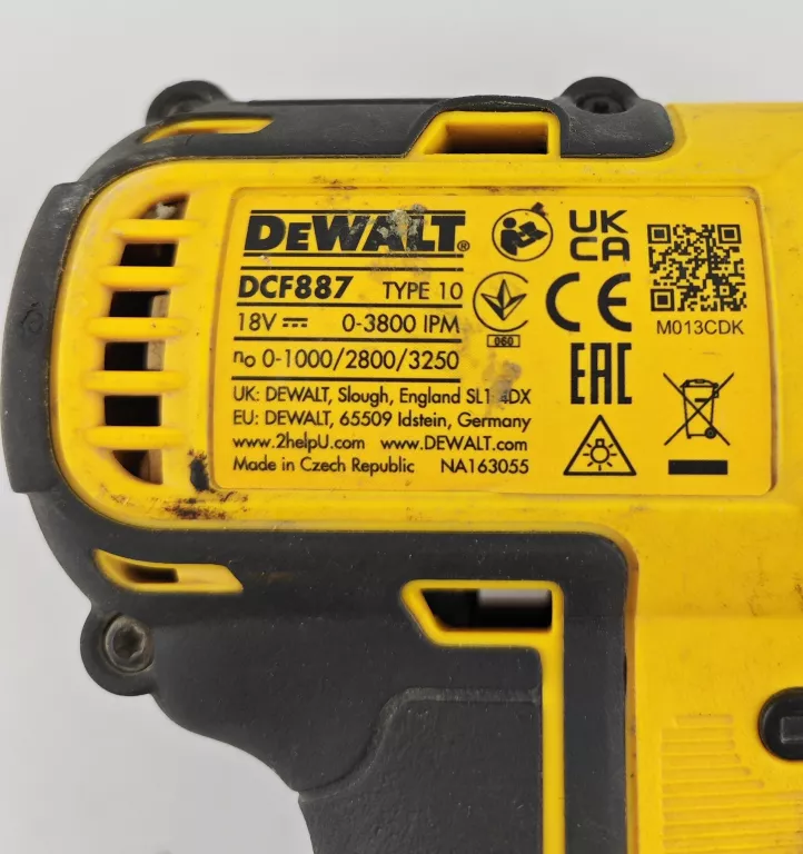 ZAKRĘTARKA AKUMULATOROWA DEWALT DCF887+ AKU 5AH