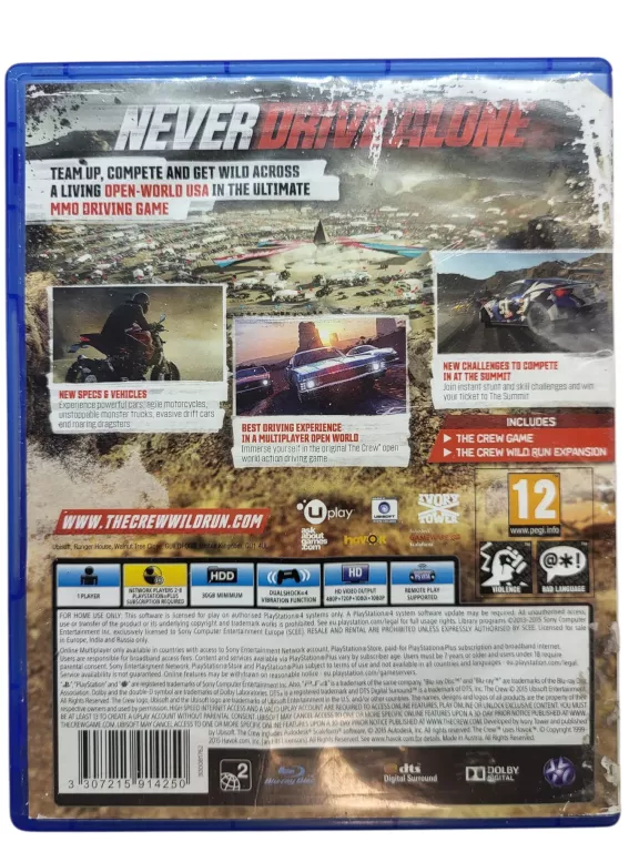 THE CREW WILD RUN PS4