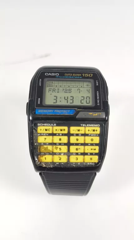 ZEGAREK VINTED CASIO DATA BANK DBC-150
