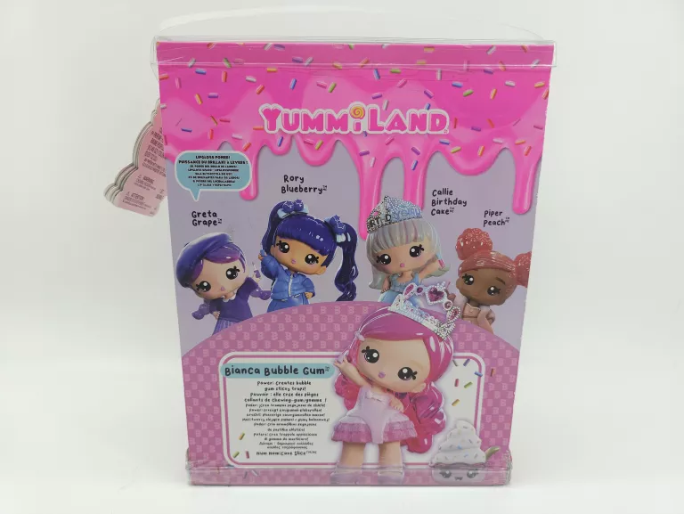 LALKA YUMMILAND BIANCA BUBBLEGUM BŁYSZCZYK DIY GUMA BALONOWA ZESTAW 120735