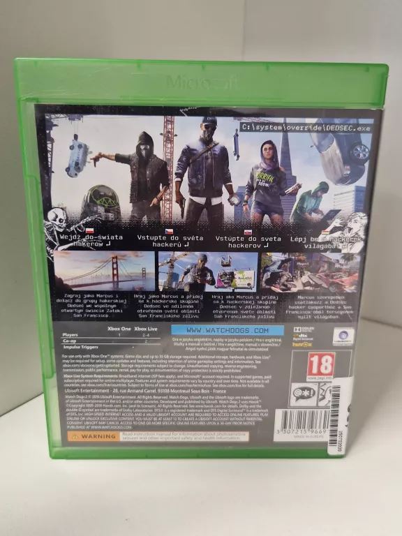 WATCH DOGS 2 MICROSOFT XBOX ONE