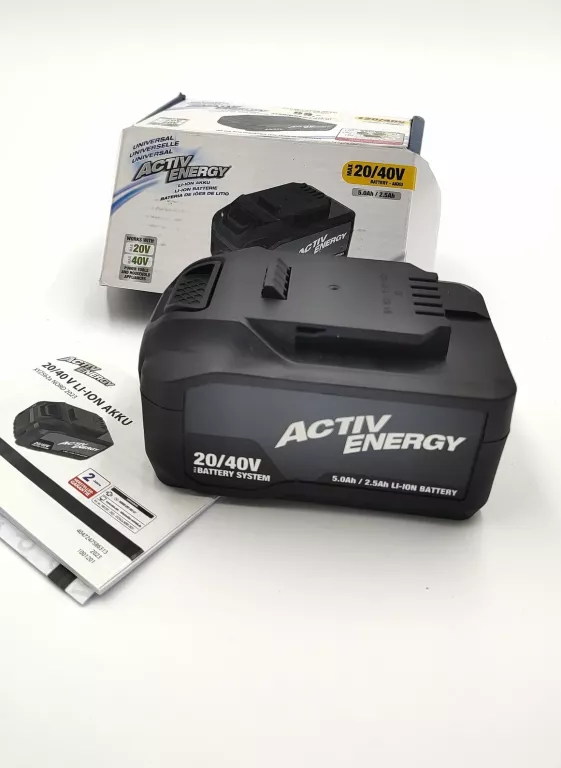 AKUMULATOR LI-ON ACTIV ENERGY 20/40V 5.0AH/2.5AH