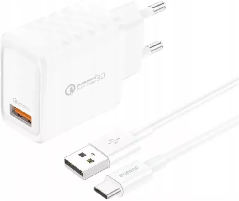 ŁADOWARKA FONENG EU54 USB-A (3A) TYPE-C 18W QC30