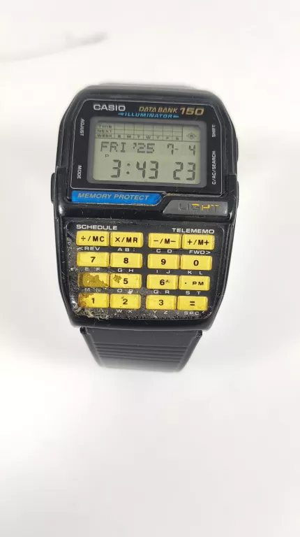 ZEGAREK VINTED CASIO DATA BANK DBC-150