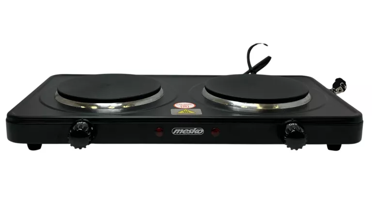 MESKO MS6509 – PRZENOŚNA KUCHENKA ELEKTRYCZNA Z 2 PALNIKAMI