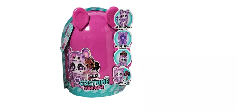 LOL SURPRISE LALKA TWEENS COSTUME HOOPS CUTIE FIOLETOWA PANDA