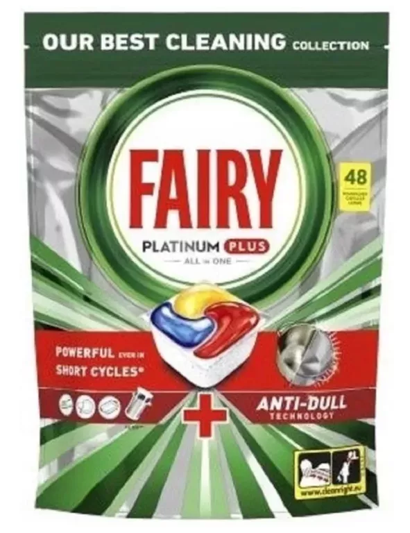 KAPSUŁKI DO ZMYWARKI FAIRY PLATINUM PLUS ALL IN ONE 48 SZT