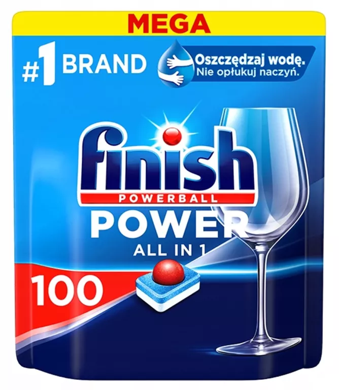 FINISH TABLETKI POWER ALL IN 1 DO ZMYWARKI 100SZT