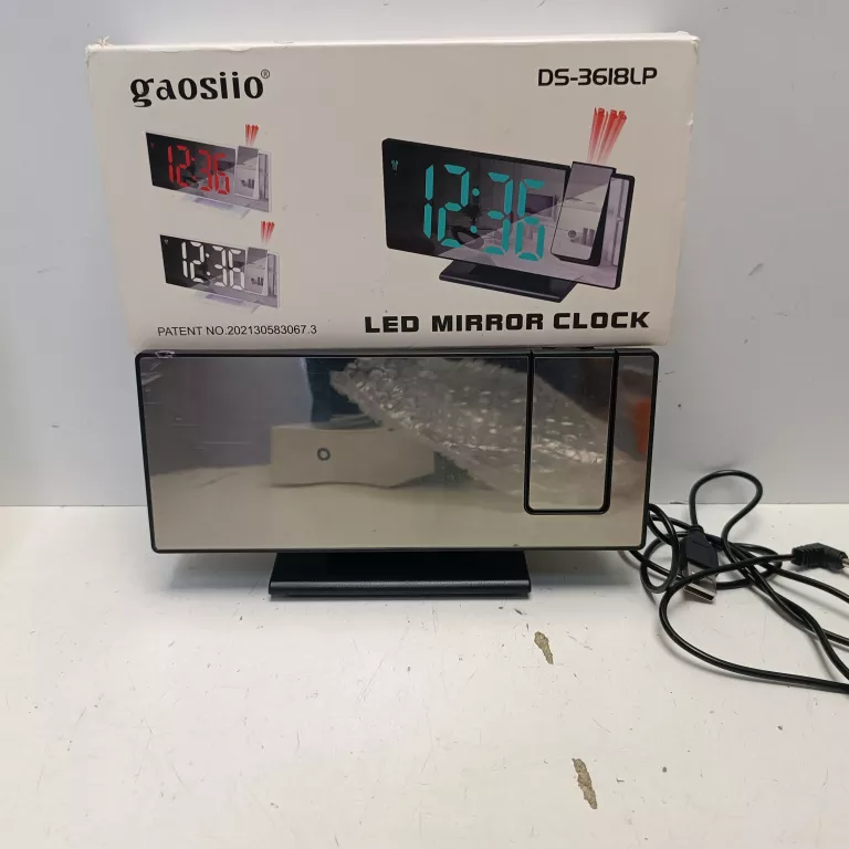 ZEGAREK LED MIRROR CLOCK GAOSIIO