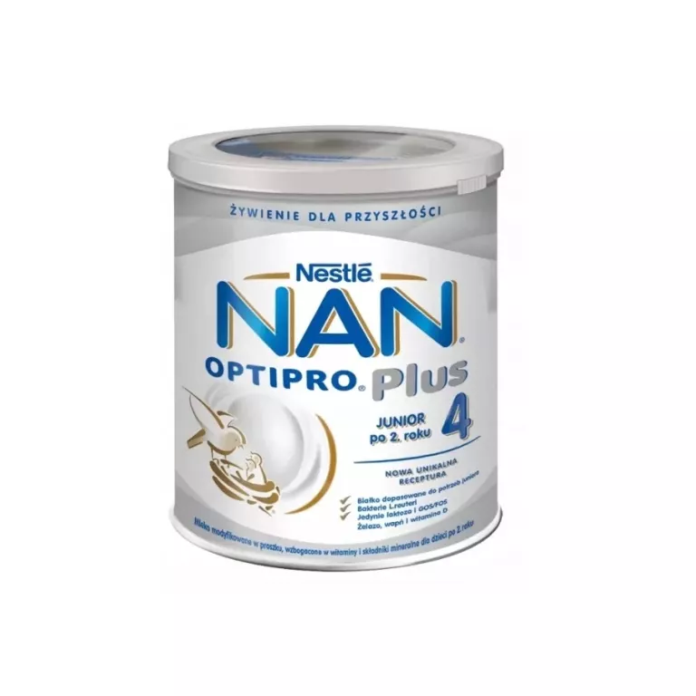 MLEKO MODYFIKOWANE NAN OPTIPRO PLUS 4 DLA DZIECI PO 2. ROKU 800 G