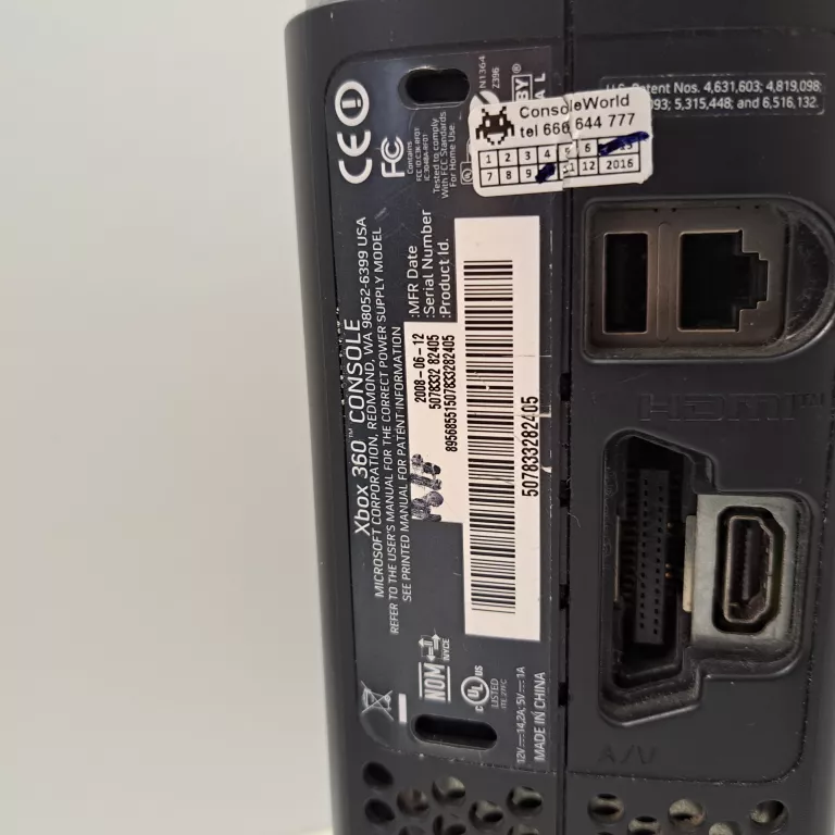 KONSOLA XBOX 360 *BEZ PADÓW* *OPIS*