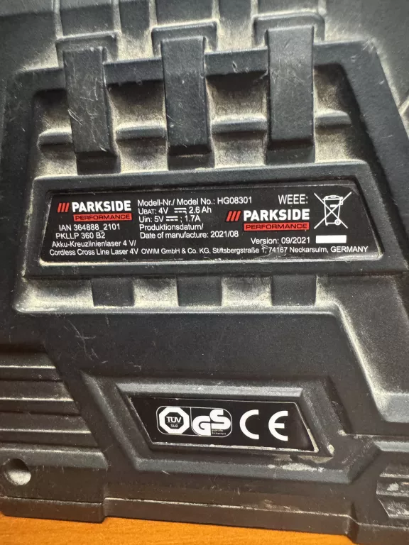 LASER KRZYŻOWY PARKSIDE PKLLP 360 B2