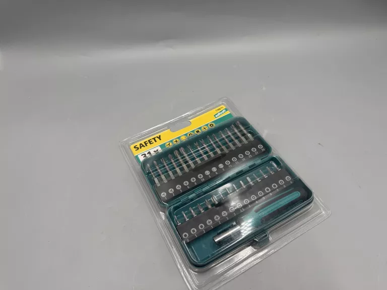 ZESTAW BITÓW SAFETY NIESTANDARDOWYCH W METALOWEJ KASECIE 31-CZ. WOLFCRAFT