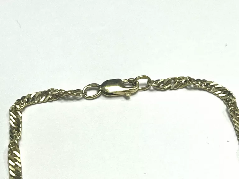 ZŁOTA BRANSOLETKA 585 3,38G 18CM